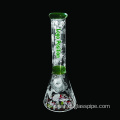 New Design 14 Inches mushroom sandblasted Beaker Hookah Glass Smoking Water Pipe